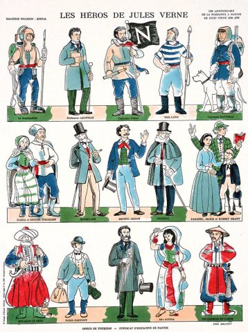 Les héros de Jules Verne
